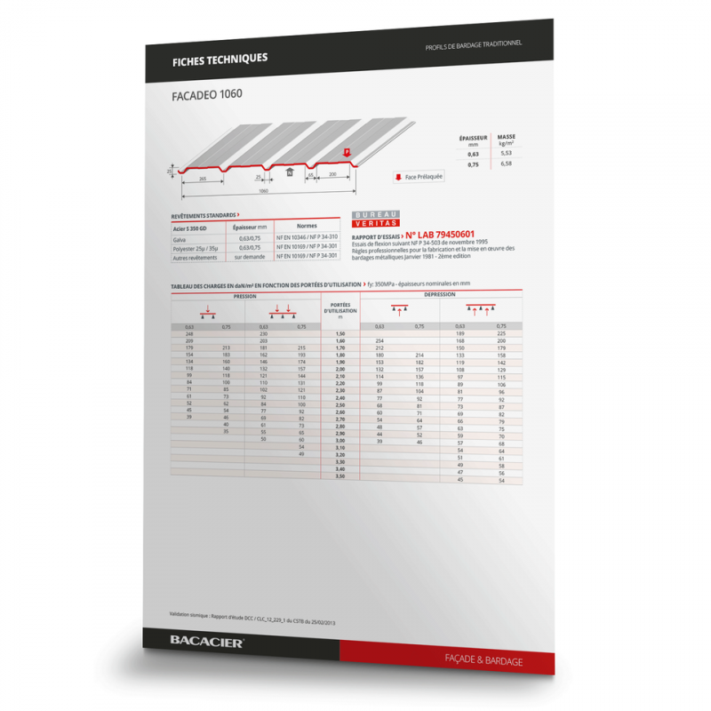 Fiches Techniques | Bacacier